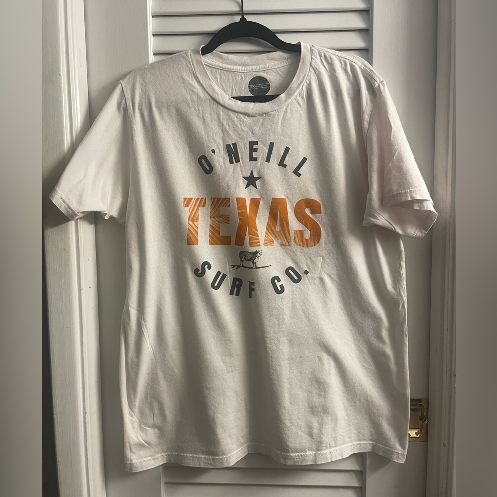O’Neill Texas Surf Co. Size Large Tee Shirt. Excellent Condition